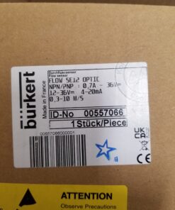 burkert Flow sensor 557066 Type SE12