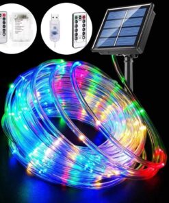 Solar Tube LED Outdoor Decoration Leather Tube Light Strip